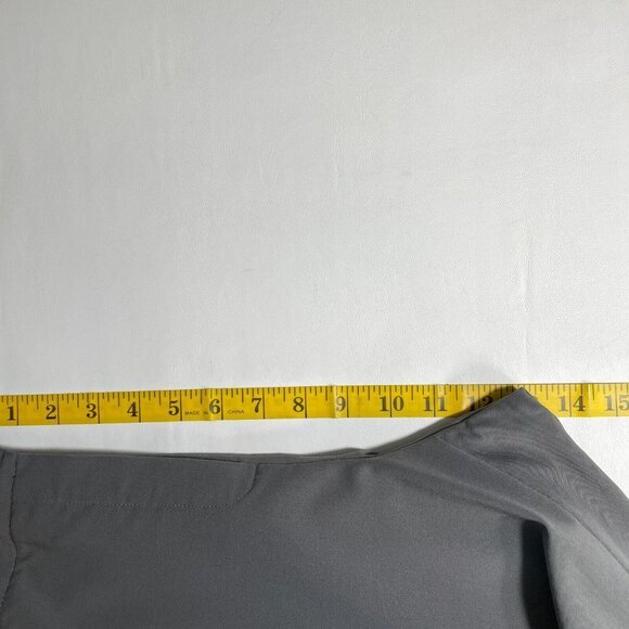 Lafayette 148‎ Stretch Wool Pants Womens 10 Gray Trousers Straight Leg - Picture 12 of 13